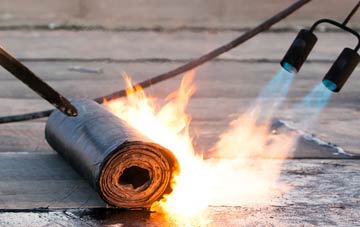 Coig Peighinnean Bhuirgh asphalt flat roofing repairs