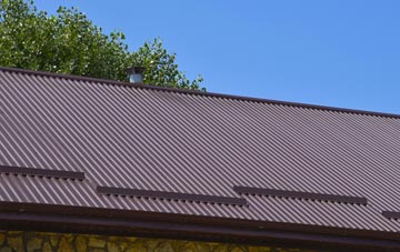 typical Coig Peighinnean Bhuirgh corrugated roof uses